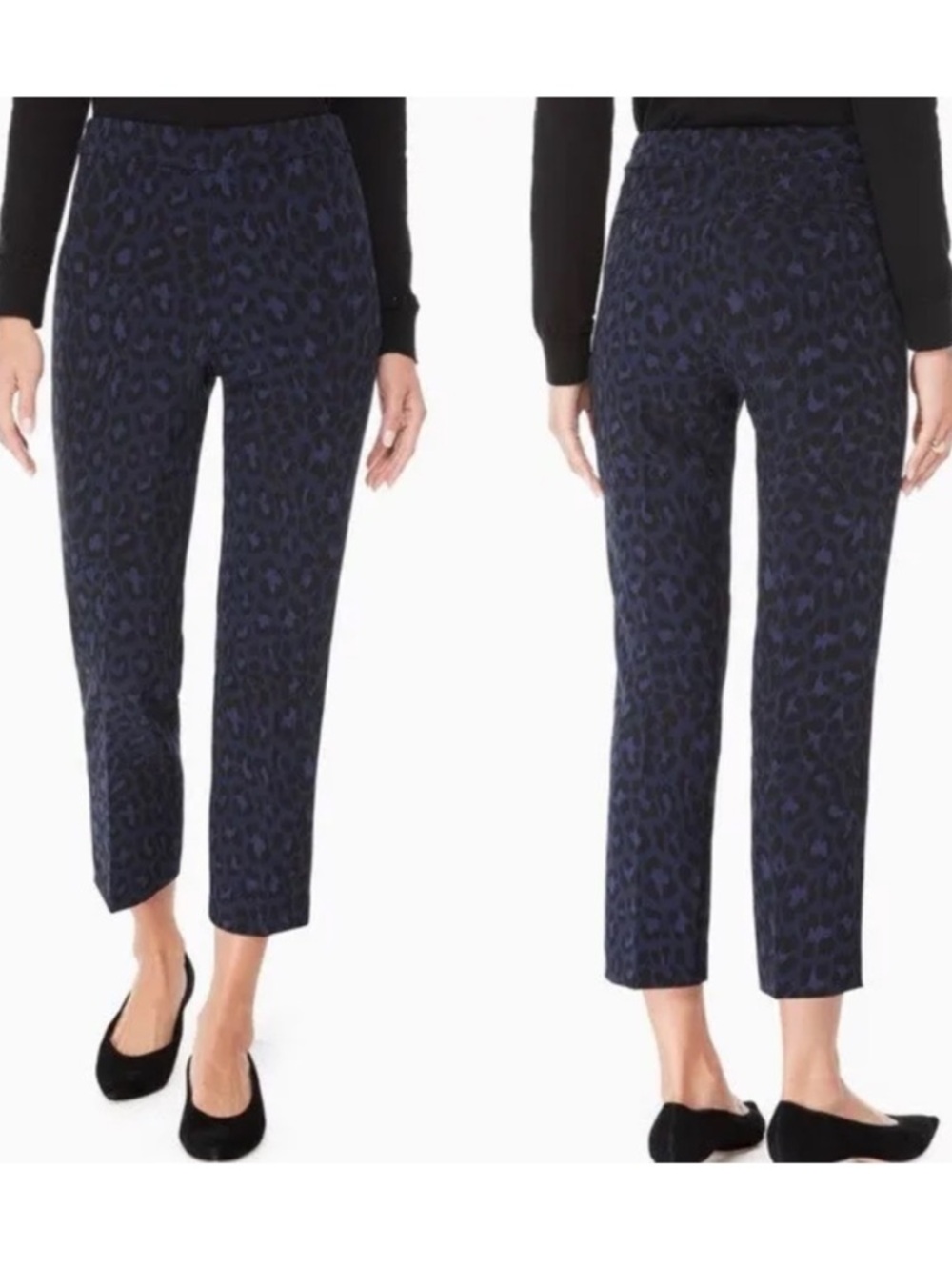 Kate Spade Leopard cropped ankle Pants size 14
